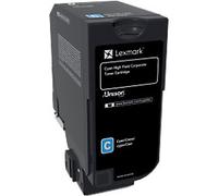 84C2HCE LEXMARK CX725 CORPORATE TONER CTG CYAN 16K