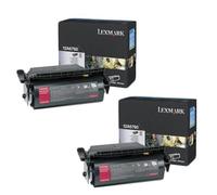 Lexmark T622 Printer Toner Cartridges (2 Pack) -12A6760 Multipack Original
