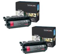 Lexmark X634dte Printer Toner Cartridges (2 Pack) -12A7362 Multipack Original