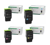 Lexmark C2335 Printer Toner Cartridges (4 Pack) -24B7552 Multipack Original