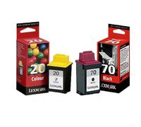Original Lexmark X63 Printer Ink Cartridges (2 Pack) -12A1970 Multipack