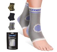 Lexniush 2 Pack Ankle Support for Sprained Ankle, Plantar Fasciitis Relief Achilles Tendonitis Support, Ankle Braces for Men & Women, Ankle Compression Socks Support for Ligament Damage, Sports