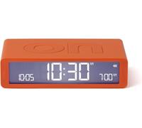Lexon Flip Classic Luminous Morning Alarm Clock, Reversible with Faces on Off a