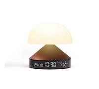 Lexon Mina Sunrise Alarm Clock - Wake Up Light and Sunset Simulation - Wireless & Rechargeable - Bronze