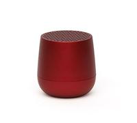 Lexon MINO+ Portable Bluetooth Mini Speaker with HD sound, Rechargeable and Pairable - Dark Red