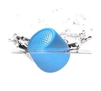 Lexon Mino X Floating Bluetooth Speaker, IPX7 Water Resistant, Rechargeable & Pairable - Light Blue