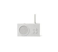 Lexon TYKHO 3 Wireless Bluetooth Speaker and FM Radio, Splashproof and rechargeable - Matte White