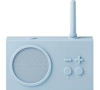 Lexon TYKHO 3 Wireless Bluetooth Speaker and FM Radio, Splashproof and rechargeable - Dark Grey