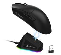 LexonElec ATTACK SHARK X11 Wireless Gaming Mouse with RGB Charging Dock | PixArt PAW3311 Sensor, Lightweight 59g Tri-Mode Gaming Mouse, Wired/2.4G/BT, Up to 22K DPI for PC/Mac-Black