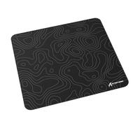 LexonElec x ATTACK SHARK Medium Gaming Mouse Pad, Superfine Fiber Desktop Mouse Pad, 17.72*15.75 *0.16inch, Non-Slip Rubber Base, Optimised for Gaming Sensors,Waterproof Mat for E-sport-Black Contour