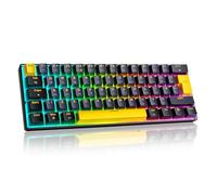 LexonElec x MAGIC-REFINER MK37 UK Layout 60% Wired Gaming Keyboard, Hot-Swap Magnetic Switch, 8000Hz Polling Rate, 0.04mm RT Accuracy, Rapid Trigger, 0.125ms Latency,RGB Backlit for PC/Mac(Star Black)