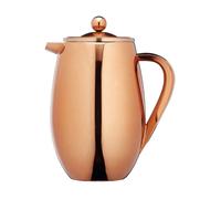 Le'Xpress Stainless Steel Double Walled Insulated 1 Litre Cafetiere Coffee Pot