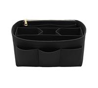 LEXSION Felt Purse Insert Bag Organizer Bag In Bag For Handbag Purse Organizer Fits Speedy Neverfull black Size: M