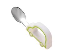 Lexsyn Baby Feeding Spoon - Children's Feeding Learning Cutlery (Spoon and Fork) - Ergonomic Food Utensils with Easy Grip for Parents and Adults