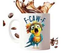 Lexsyn Taza De Café De Gallo 350 ml, Taza De Cerámica Con Diseño Humorístico De Animal, Ideal Para Bebidas, Vino, En Hogar, Cocina O Fiestas De Halloween