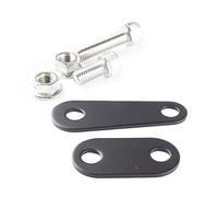 Lextek Black Stainless Steel Exhaust Silencer Fitting Kit
