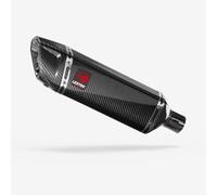 Lextek Carbon Fibre SP9C Exhaust Silencer Gloss 300mm 51mm Easy to Replace Unit