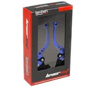 Lextek CNC Brake & Clutch Lever Set F-35 / T-333 Short compatible with Triumph Daytona 675 [2006-2017]/Speed Triple 1050 [2008-2010]/Street Triple 675 [2009-2016] Blue