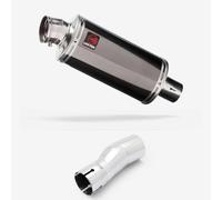 Lextek Dark Tint Stainless Steel OP16 250mm with Link Pipe compatible with Cf moto MT 450 2023-2024