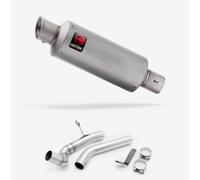 Lextek Matt Stainless Steel GP1 240mm with Link Pipe compatible with BMW F 750 GS 2018-2024