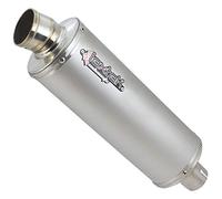 Lextek OP1 Oval Matt S/Steel Exhaust Silencer 51mm