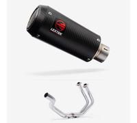 Lextek Stainless Steel CP9C Full Exhaust System compatible with Yamaha YZF-R7 (21-24) Pillion Mount