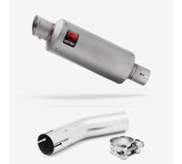 Lextek Stainless Steel Matt GP1 240mm Exhaust with Link Pipe compatible with Lexmoto LXR 125 & 380