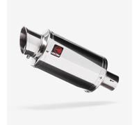 Lextek Stainless Steel Polished YP4 Stubby Exhaust Silencer 200mm 51mm
