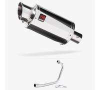 Lextek Stainless Steel YP4 Exhaust System 200mm compatible with Lexmoto ZSB 125