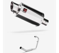 Lextek Stainless Steel YP4 Stubby Exhaust System 200mm compatible with Lexmoto ZSX-R 125