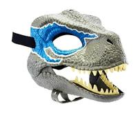 LexTex Dinosaur Mask for Dogs, dog dinosaur mask Headgear with Lifelike Teeth and Masks Moving Jaw Perfect for Pet Party(Style C,1PC)