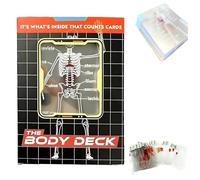 LexTex Human Body Playing Cards,The Body Deck Playing Cards,3D Image Educational Playing Card,Funny Transparent Human Anatomy Card for Collectors for Anatomy Enthusiasts