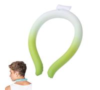 LexTex Ice Cooling Neck Ring, Wearable Neck Ice Ring, Portable Hanging Neck Cooler, Reusable Summer Cool Body Cooler Tube Below 28 ℃ for Outdoor Sports, Indoor Cooling and Heat Dissipation(A1)