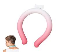 LexTex Ice Cooling Neck Ring, Wearable Neck Ice Ring, Portable Hanging Neck Cooler, Reusable Summer Cool Body Cooler Tube Below 28 ℃ for Outdoor Sports, Indoor Cooling and Heat Dissipation(A4)