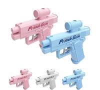 LexTex Prank Water Gun, Prank Two-Way Water Gun, Can Spray From Front and Back Ideal Novelty Gifts for Friend Classmate Family (Pink+Blue)