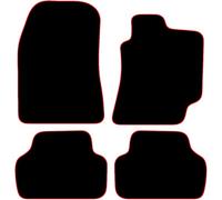 Lexus IS200 1999 to 2005 4 Piece Set Car Mats UK-Made Tailored Fit Carpet Floor Mats Full Coverage Compatible Accessory Red Trim