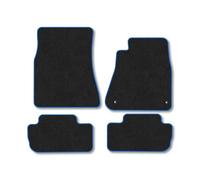 Lexus IS250 [Automatic] (2005-2011) Car Mats Accessories Tailored Fit Carpet Floor Mats non Slip Blue Trim Full Coverage Compatible Accessory Front Rear Set Anti Slip Granulated Backing Hand-Finished