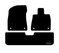 Lexus RX450h 2016 to 2021 5 seat Car Mats UK-Made Tailored Fit Carpet Floor Mats Full Coverage Compatible Accessory Black Trim