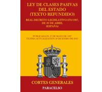 Ley de Clases Pasivas del Estado (texto refundido): Real Decreto Legislativo 670/1987, de 30 de abril (España)