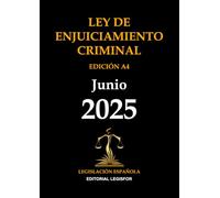 Ley de Enjuiciamiento Criminal. Edición A4