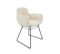 Leya chair armrest high Fabric Safire Freifrau Manufaktur - FREIFRAU LEYA
