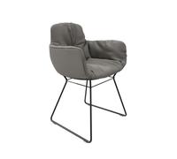 Leya chair high armrest leather Sahara Freifrau Manufaktur PREFERRED COMBINATION - FREIFRAU LEYA