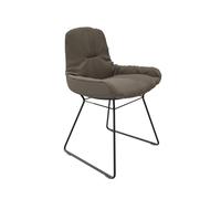 Leya chair low armrest leather Sahara Freifrau Manufaktur PREFERRED COMBINATION - FREIFRAU LEYA