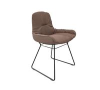 Leya chair low armrest leather Sahara Freifrau Manufaktur PREFERRED COMBINATION - FREIFRAU LEYA
