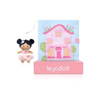 LeyaDoll Interactive Sensory Soft Cloth Book, Educational Crinkle Quiet Activity Busy Book for Babies,Toddler Travel Toy Gift for 1-3 Year Old Boys and Girls (A Berry Special Day)-Tanned