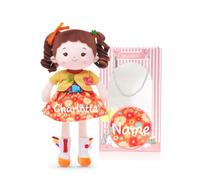 LeyaDoll Personalized Montessori Baby Doll, Learn Toy 2 Year Old Girl Gift
