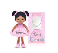 LeyaDoll Personalized Soft Baby Doll 12'',Rag Doll for 1 Year Old Girl Gift