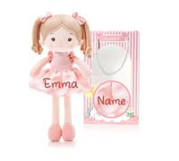 LeyaDoll Personalized Soft Baby Doll 16'',Rag Doll for 1 Year Old Girl Gift