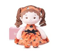LeyaDoll Soft Baby Doll Toys (12''), My First Baby Rag Doll for 1 Year-Old Girl Birthday Gift, Christmas Plush Toys Gift for Toddler Kids Infants-Halloween Special-Pumpkin