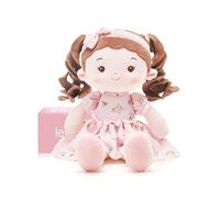 LeyaDoll Soft Baby Doll Toys (16''), My First Baby Rag Doll for 1 Year-Old Girl Birthday Gift, Christmas Plush Toys Gift for Toddler Kids Infants -Princess Breeze